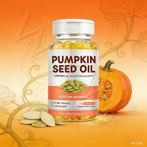 Suplemento <span class=keywords><strong>de</strong></span> Aceite <span class=keywords><strong>de</strong></span> Semillas <span class=keywords><strong>de</strong></span> Calabaza en Cápsulas Blandas Premium Personalizadas <span class=keywords><strong>para</strong></span> Adultos, Promueve un Mejor Sueño y Salud Cardíaca - Product Image 5