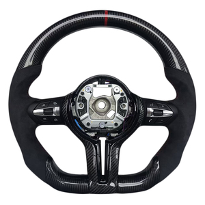 พวงมาลัยคาร์บอนไฟเบอร์ Alcantara รุ่นใหม่สำหรับรถยนต์ BMW ซีรีส์ 3 ซีรีส์ 5 รุ่น F10 F20 F30 F90 F01 F02 - Product Image 1