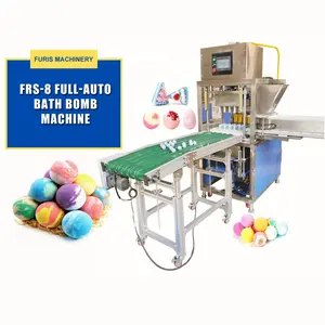 Vendita diretta in fabbrica prezzo basso auto bath bomb spa fizzi ball shape making press form mold machine fornitore produttore in vendita