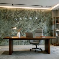 Marbre naturel directement de la carrière, grande dalle, pierre de luxe, finition polie, sur mesure pour mur d'accentuation, plan de travail de cuisine, décoration de villa