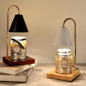 Sanlan — bougies électriques modernes, modèle <span class=keywords><strong>yankee</strong></span>, base en bois, lampes chauffantes, <span class=keywords><strong>brûleur</strong></span> de parfum, encens, lanterne pour l'intérieur, vente en gros - Product Image 6