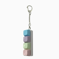 Jouet sensoriel anti-stress ultra-doux en silicone en forme de mini cube de tofu, portable pour adultes, fabriqué à Qingdao