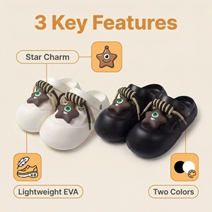 Chaussures à trous respirantes et imperméables en EVA pour enfants, motif dessin animé, pour jeunes, toutes saisons, usage extérieur/intérieur, antidérapantes et résistantes à l'usure - Product Image 4