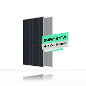 Hoge Kwaliteit Zonnepanelen 650W 655W 660W 665W 670W Panelen Solar Mono Zonnepanelen