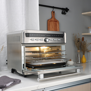 Appareils de cuisine 25L 1800W Friteuse à air électrique Four à <span class=keywords><strong>pizza</strong></span> à convection de comptoir avec <span class=keywords><strong>4</strong></span> accessoires - Product Image 3