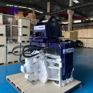 Le marteau vibro hydraulique, pilote de pile peut s'incliner à 90 degrés utilisé dans les travaux de fondation pour les ponts et les bâtiments - Product Image 4