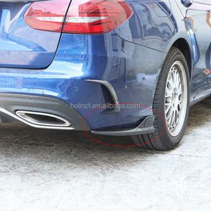 Diffuseur de pare-chocs arrière en fibre de carbone pour <span class=keywords><strong>Mercedes</strong></span> Benz Classe C W205 C63 S205 Hayon 2015 - 2021 Angle de recouvrement arrière - Product Image 6