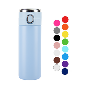 Custom Logo 420Ml Rvs Smart Thermo Fles Draagbare Dubbele Muur Verzegelde Led Digitale Display Smart <span class=keywords><strong>Water</strong></span> Fles