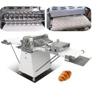 Dough Maker Sheeter Full Automatic Mini Croissant Rolling Making Machine Production Line Dough Sheeter And Cutter Maker For Small Businesses