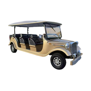 Voiture électrique vintage classique convertible de style nouveau avec moteur AC, batterie au plomb-acide, vitesse de 60 km/h et 4 à 17 places - Product Image 1