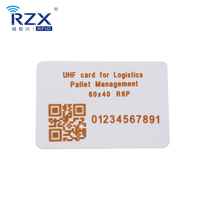 Etiqueta RFID UHF de tamaño y Chip personalizado a prueba de agua con número de láser/código de barras/Código QR, inventario de lotes