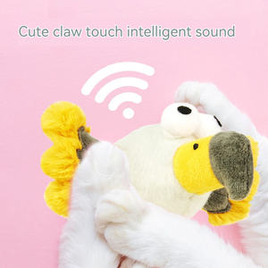 Pájaro de simulación de autoentretenimiento con pluma, juguete de gato de peluche, sonido táctil eléctrico, juguete de hierba gatera para mascotas - Product Image 4