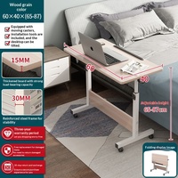 Mesa Auxiliar Simple para Portátil, Mesa de Comedor Rectangular Plegable, Escritorio de Esquina Moderno y Lujoso para Oficina en Casa, para Trabajar con Computadora o Estudiar