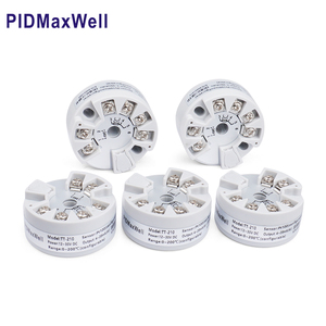 Программируемый головной датчик температуры Pidmaxwell TT-210, точность 0,1%, 4-20 мА, 0-10 В пост. тока, пластик, сертификат CE, OEM/ODM - Product Image 1