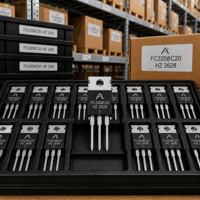 BCB3208(FC3208C20) Thyristor Unidirectional Stabilitas Tinggi Dv/dt Tinggi untuk Pengapian Sepeda Motor dengan Arus Puncak 32A