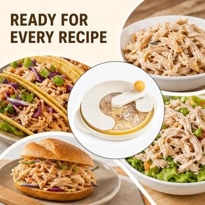เครื่องบดเนื้อแบบหมุนมืออเนกประสงค์, อุปกรณ์บดเนื้อไก่สำหรับครัวเรือน ใช้สำหรับทำอาหารเบาๆ - Product Image 6