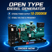 Générateur diesel silencieux de type 100 kW 100 kVA à démarrage automatique, châssis ouvert, avec panneau AMF, 220 V 50 Hz ATS |   Générateur diesel à vendre