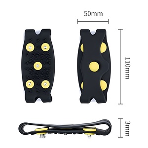 <span class=keywords><strong>Crampons</strong></span> et couvre-chaussures antidérapants noirs à 5 dents pour <span class=keywords><strong>enfants</strong></span> en gros - Product Image 3