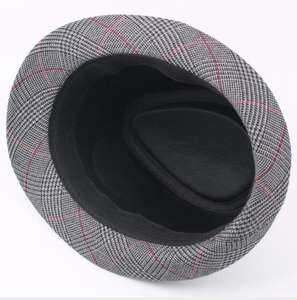 Sombrero Trilby Clásico Nuevo Promocional con Ala Ancha Estilo Jazz, Sombreros Fedora para Hombre al por Mayor - Product Image 6