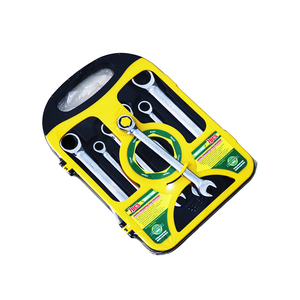 Jeu de clés à douille métriques réglables de 8 à 19mm avec étui Kit d'outils à main en acier Cr-V durable pour <span class=keywords><strong>garage</strong></span> à domicile comprenant une clé de taille de 17mm - Product Image 3