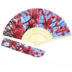 Wedding Decoration Birthdays Home Gifts Chinese Bamboo Fabric <b>Fan</b> Openwork Personal <b>Hand</b> <b>Held</b> Folding <b>Fans</b> - Product Image 4