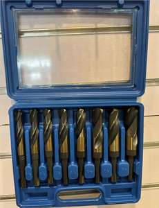 APEX Lot de 8 forets hélicoïdaux HSS forgés à la rouleuse, à queue réduite, pour métal, en gros - Product Image 5