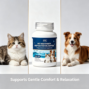 Cápsulas de Lecitina en Gel Suave para Perros y Gatos SYC Pet Fish Oil - Ayuda a Reducir la Caída del Pelo y Promueve un Pelaje Brillante 40g 0.5g 80 Tabletas - Product Image 3
