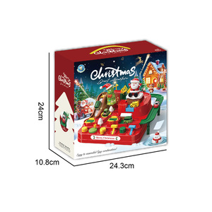 Christmas Adventure Car Track Set With Light Music <b>Slide</b> For Kids 3-6 Educational Toy - Product Image 5