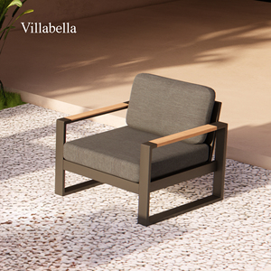 Sofá Moderno <span class=keywords><strong>de</strong></span> Aluminio <span class=keywords><strong>para</strong></span> Exteriores, Muebles <span class=keywords><strong>de</strong></span> Jardín, Sillón Individual <span class=keywords><strong>para</strong></span> Patio, Balcón, <span class=keywords><strong>Terraza</strong></span> - Product Image 1