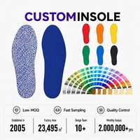 Semelles intérieures personnalisées OEM en PU pour chaussures de course, avec soutien de la voûte plantaire, amortissantes, antichoc, respirantes, unisexes, écologiques et durables