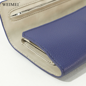 WEIMEI Factory Price Bulk Premium Litchi Texture PU Leather Multi-functional Foldable <b>Ring</b> Earring Jewelry Travel Pouch - Product Image 5