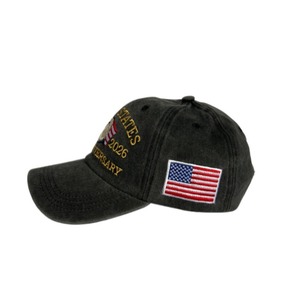 Gorra de Béisbol Personalizable 100% Algodón, Ajustable, Estilo Retro Desgastado, con Impresión y Bordado de Logotipo, 250 Aniversario - Product Image 2