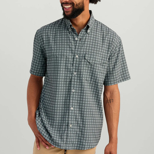 Camisa de Pesca Extra Grande con Estampado Hawaiano, Delgada, con Capucha, Sublimada, con Botones - Product Image 1