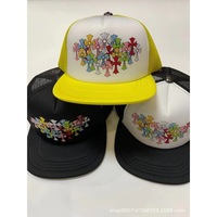 Gorra de Béisbol CH Taco Cross Trucker, Nuevo Estilo, Colorida, con Visera Plana, 6 Paneles, Poliéster, Estampada, para las Cuatro Estaciones