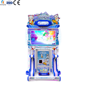 Mesin Video <span class=keywords><strong>Game</strong></span> dioperasikan koin, untuk anak profesional permainan balap mobil 12 bulan 80W - Product Image 6