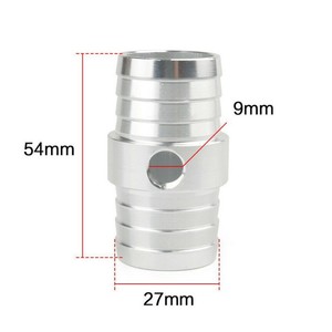 Adaptador de manguera de 1 pulgada a puerto de vapor de 1/8 NPT para actualización y reacondicionamiento del intercambio de refrigerante del radiador - Product Image 2