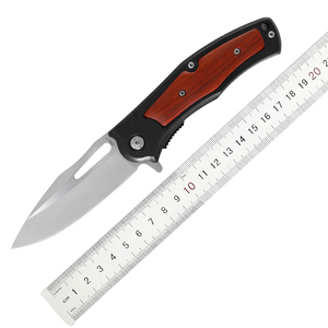 سكين جيب تكتيكي للبقاء على قيد الحياة للتخييم قابلة للطي شخصية DIY حمراء - Product Image 6