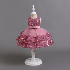 Vestido de verano europeo de algodón para fiesta, boda, Princesa, <span class=keywords><strong>flor</strong></span>, niños, niña, hasta la rodilla, para <span class=keywords><strong>chicas</strong></span> adolescentes de 12 años - Product Image 3