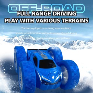 Coche de Acrobacias de Doble Cara 2.4G <span class=keywords><strong>para</strong></span> Niños, Brazo Oscilante, Interacción Padres-Hijos, Material de Resina, 4 Ruedas, Uso en Interiores - Product Image 4