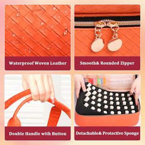Échantillon Gratuit : Trousse de Beauté pour Ongles Portable Double Couche Multifonctionnelle Grande Trousse de Beauté Mobile pour Ongles - Product Image 3