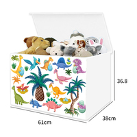 Organisateur domestique portable, bac de rangement pour placard, pliable, en tissu non tissé, boîte de rangement avec couvercle pour vêtements