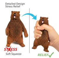 Jouet anti-stress à presser rempli de sable, à remontée lente, en TPR durable et résistant aux chutes – Vente en gros et personnalisation disponibles en usine