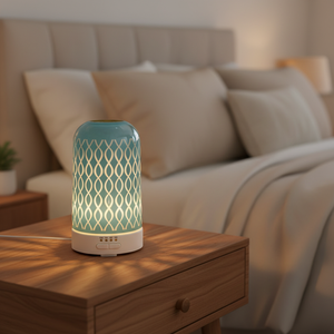 2025 OEM ODM kustom minyak esensial pelembap kaca Aroma wewangian ultrasonik <span class=keywords><strong>Nebulizer</strong></span> Diffuser portabel untuk rumah - Product Image 6