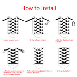 <span class=keywords><strong>Cordones</strong></span> elásticos para zapatos <span class=keywords><strong>Cordones</strong></span> planos de bloqueo de metal magnético <span class=keywords><strong>sin</strong></span> lazos Hombres y mujeres Zapatos perezosos de ocio Encaje para <span class=keywords><strong>zapatillas</strong></span> de deporte - Product Image 6