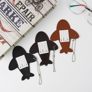 Étiquettes de bagages personnalisées en cuir PU authentique de luxe avec logo sur mesure pour cadeaux d'hôtel, fabriquées par Whoelace Factory - Product Image 3