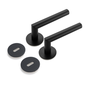 कारखाने की आपूर्ति स्टेनलेस लीवर प्रकार का दरवाजा हैंडल, जो पुश लॉक के साथ आधुनिक दरवाजे को हैंडल करता है - Product Image 4