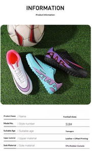 <span class=keywords><strong>Scarpe</strong></span> <span class=keywords><strong>da</strong></span> <span class=keywords><strong>Calcio</strong></span> Professionali CC Unisex con Tacco Piatto, Tomaia in PU, Suola Intermedia in TPU, Fodera in Rete, Suola Esterna in Gomma - Product Image 6