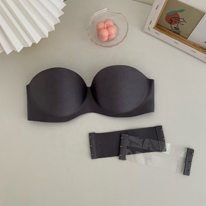 Sexy đẹp trở lại chống trượt strapless đẩy lên không dây của phụ nữ áo ngực - Product Image 4