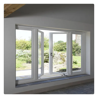 Fenêtre de Villa moderne personnalisée de haute qualité, fenêtres en aluminium à Double vitrage, fenêtre à battants