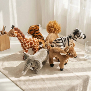 Juguetes de Peluche Personalizados de Animales del Bosque: Elefante, Jirafa, Cebra, Regalos para Niños, Directo de Fábrica - Product Image 6